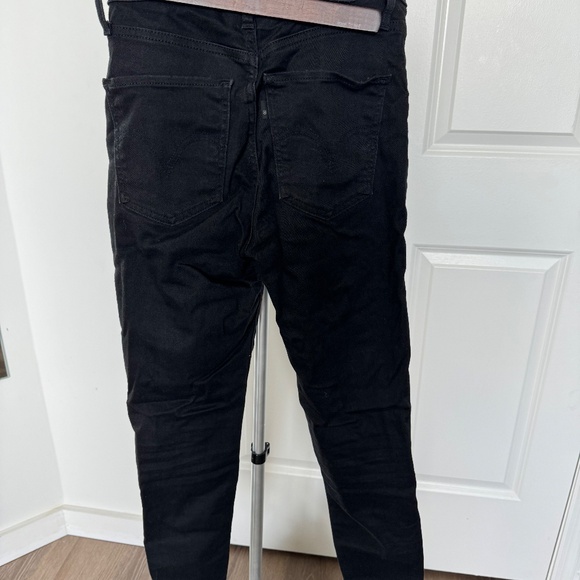 Levi's Mile High Super Skinny Jeans Black - Picture 3 of 4